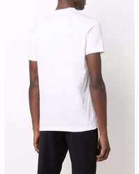 T-shirt à col rond imprimé blanc Paul Smith