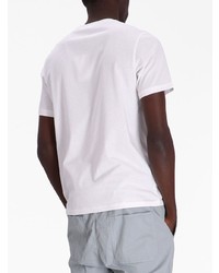 T-shirt à col rond imprimé blanc PS Paul Smith