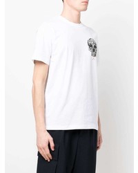 T-shirt à col rond imprimé blanc PS Paul Smith