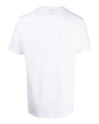 T-shirt à col rond imprimé blanc PS Paul Smith