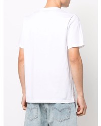 T-shirt à col rond imprimé blanc PS Paul Smith