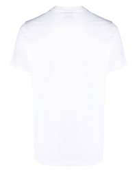 T-shirt à col rond imprimé blanc PS Paul Smith