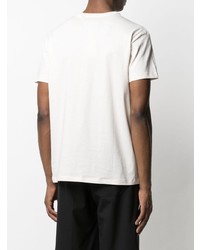 T-shirt à col rond imprimé blanc Plùs Que Ma Vìe