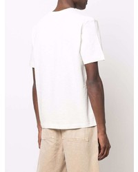 T-shirt à col rond imprimé blanc PS Paul Smith