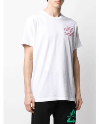 T-shirt à col rond imprimé blanc Off-White