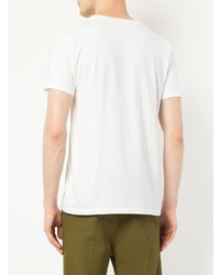 T-shirt à col rond imprimé blanc Norse Projects