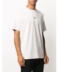 T-shirt à col rond imprimé blanc Paul Smith