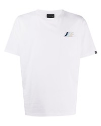 T-shirt à col rond imprimé blanc SPORT b. by agnès b.
