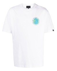 T-shirt à col rond imprimé blanc SPORT b. by agnès b.
