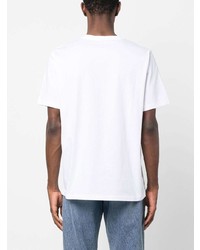 T-shirt à col rond imprimé blanc PS Paul Smith