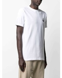 T-shirt à col rond imprimé blanc Off-White