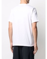 T-shirt à col rond imprimé blanc PS Paul Smith