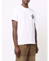 T-shirt à col rond imprimé blanc PS Paul Smith