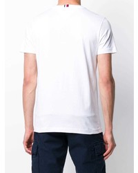 T-shirt à col rond imprimé blanc Tommy Hilfiger