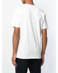 T-shirt à col rond imprimé blanc Nike