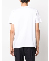 T-shirt à col rond imprimé blanc PS Paul Smith