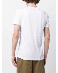 T-shirt à col rond imprimé blanc PS Paul Smith