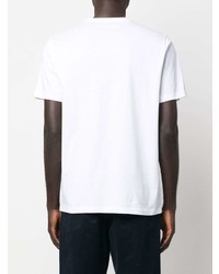 T-shirt à col rond imprimé blanc PS Paul Smith