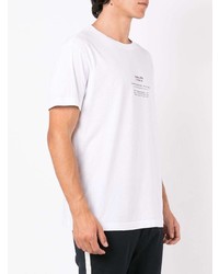 T-shirt à col rond imprimé blanc OSKLEN