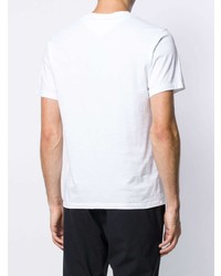 T-shirt à col rond imprimé blanc Kenzo