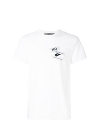 T-shirt à col rond imprimé blanc Tigran Avetysian