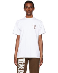 T-shirt à col rond imprimé blanc Total Luxury Spa