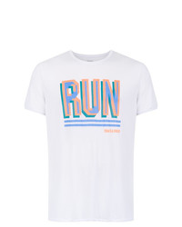 T-shirt à col rond imprimé blanc Track & Field