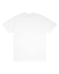 T-shirt à col rond imprimé blanc Supreme