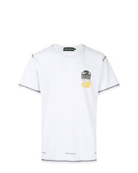 T-shirt à col rond imprimé blanc United Standard