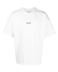 T-shirt à col rond imprimé blanc UNTITLED ARTWORKS