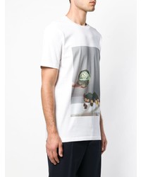 T-shirt à col rond imprimé blanc 3.1 Phillip Lim