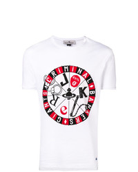 T-shirt à col rond imprimé blanc Vivienne Westwood MAN