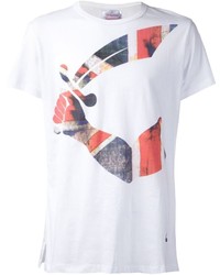 T-shirt à col rond imprimé blanc Vivienne Westwood
