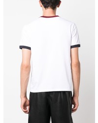T-shirt à col rond imprimé blanc Valentino Garavani