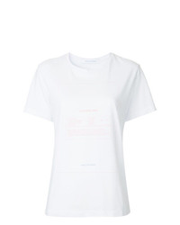T-shirt à col rond imprimé blanc Walk Of Shame