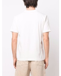 T-shirt à col rond imprimé blanc Missoni