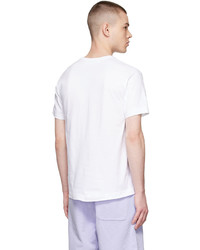 T-shirt à col rond imprimé blanc Comme Des Garcons Play