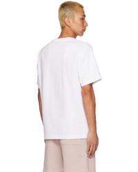 T-shirt à col rond imprimé blanc Fiorucci