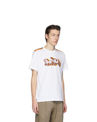 T-shirt à col rond imprimé blanc Coach 1941