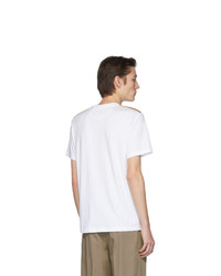 T-shirt à col rond imprimé blanc Coach 1941