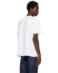 T-shirt à col rond imprimé blanc Awake NY