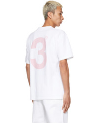 T-shirt à col rond imprimé blanc Aitor Throup’s TheDSA