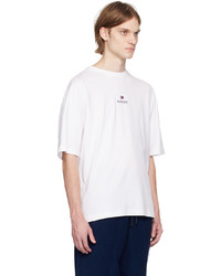 T-shirt à col rond imprimé blanc Tommy Jeans