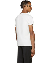T-shirt à col rond imprimé blanc Marc Jacobs