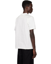 T-shirt à col rond imprimé blanc Paul Smith