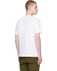 T-shirt à col rond imprimé blanc Ps By Paul Smith