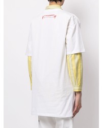 T-shirt à col rond imprimé blanc Charles Jeffrey Loverboy