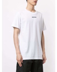 T-shirt à col rond imprimé blanc Off-White