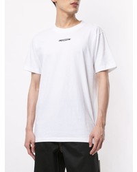 T-shirt à col rond imprimé blanc Off-White