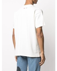 T-shirt à col rond imprimé blanc Levi's